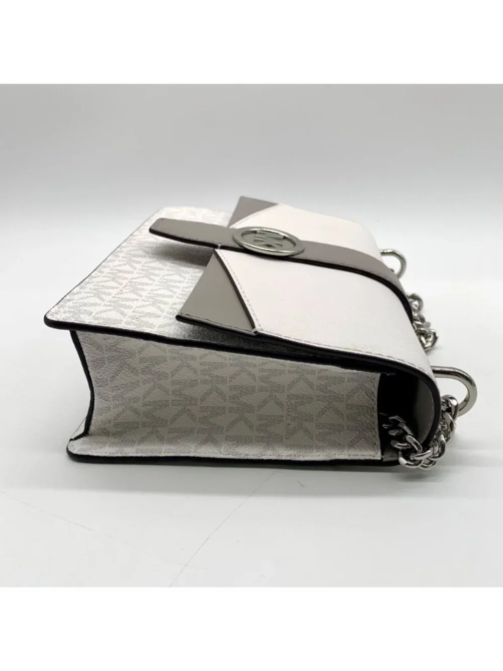 Michael Kors Greenwich Color-Block Coated Canvas Crossbody Bag